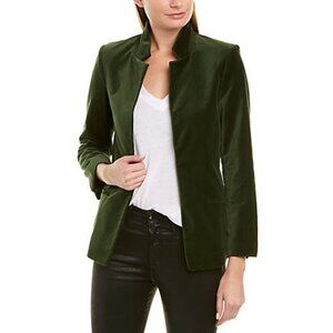Zadig & Voltaire Volly Green Velvet Blazer